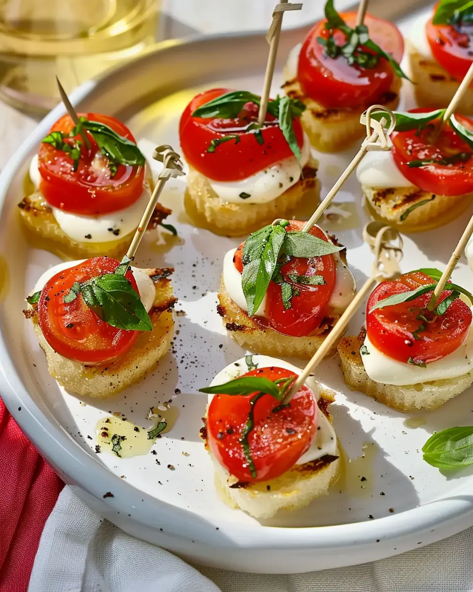 Mini Caprese Bites: Easy Appetizer for Fresh Flavor Lovers