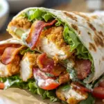 Best Crispy Chicken Bacon Ranch Wrap