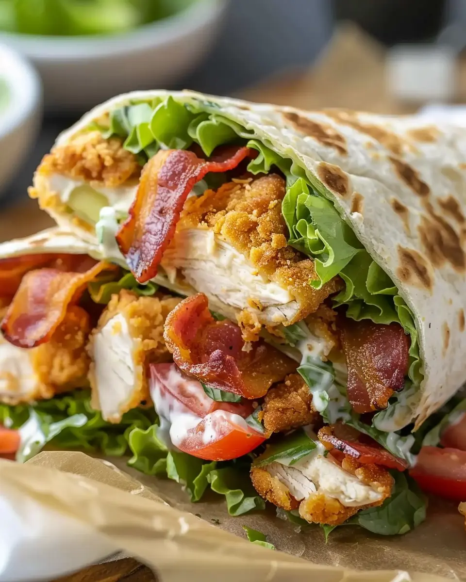 Best Crispy Chicken Turkey Bacon Ranch Wrap for Easy Weeknight Dinners