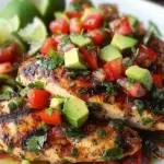Fiesta Lime Chicken with Avocado Salsa