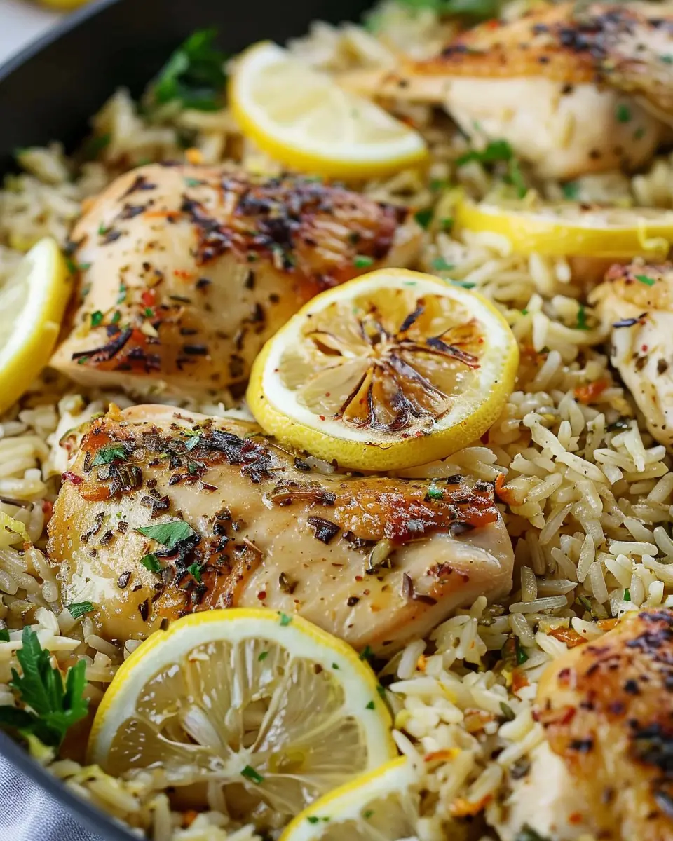 One-Pan Lemon Herb Chicken Rice: Easy Recipe for Busy Nights