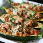 Mediterranean Stuffed Zucchini