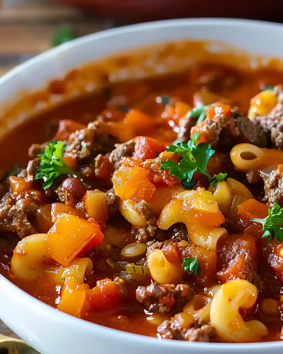 Easy Goulash Recipe: Satisfy Your Cravings with Turkey Bacon and Chicken Ham