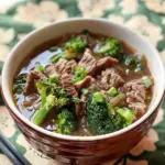 Chinese Beef and Broccoli Soup
