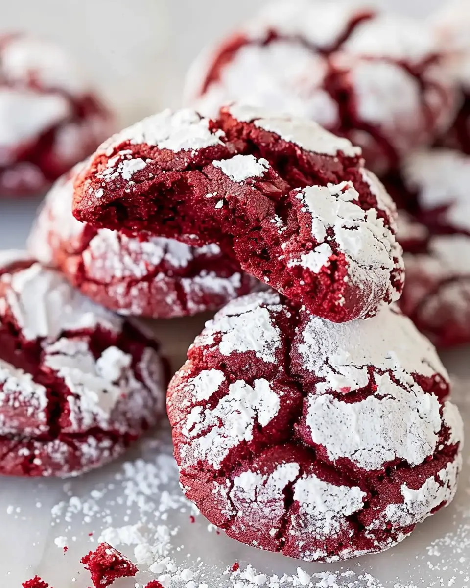 Red Velvet Crinkle Cookies: The Indulgent Treat You’ll Love