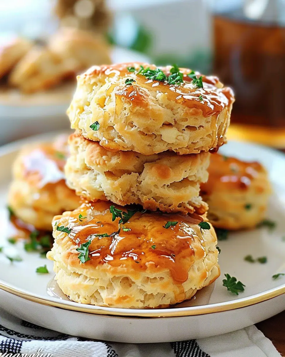 Hot Honey Chicken Biscuits: Indulgent Comfort with Turkey Bacon
