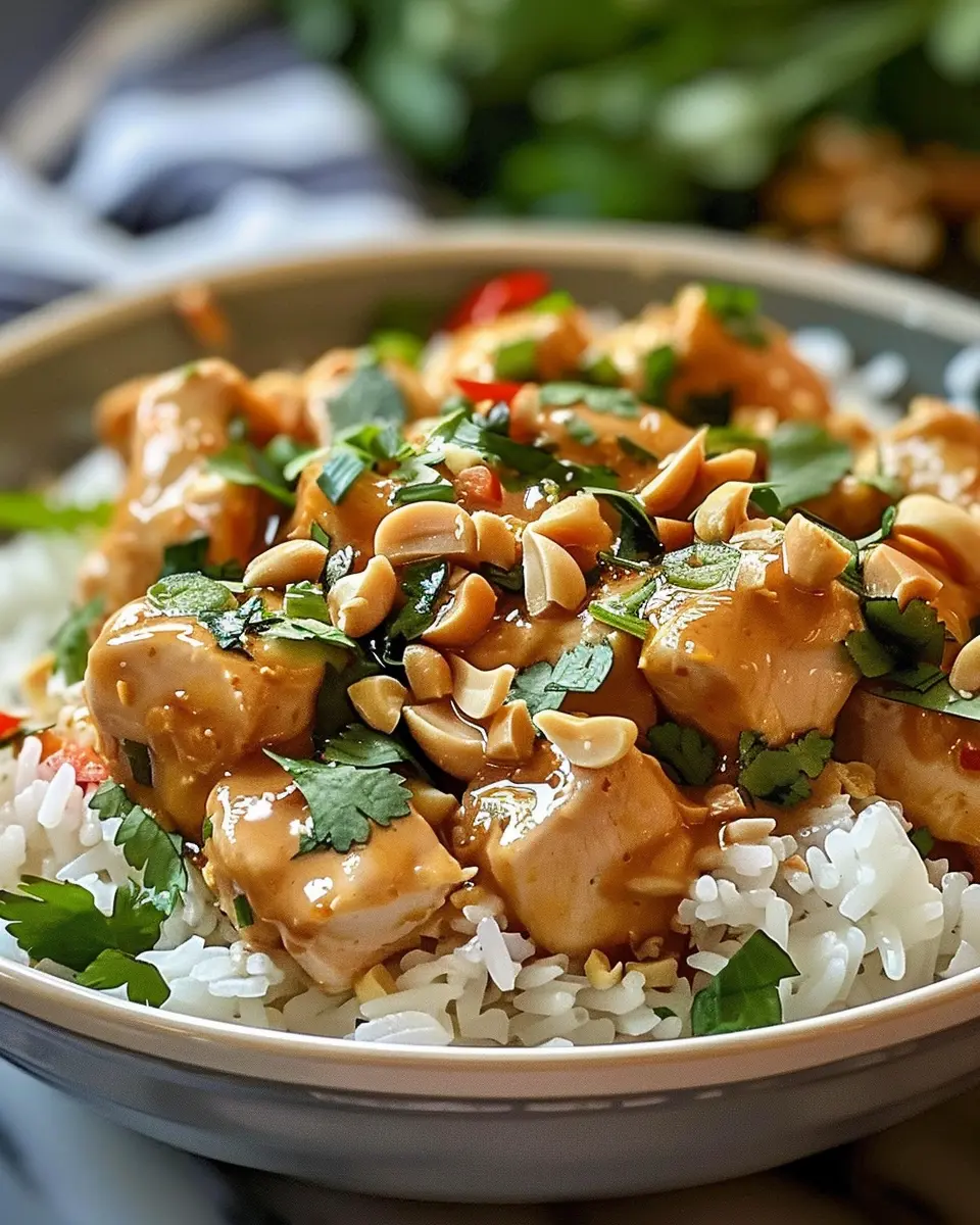 Irresistible Thai Peanut Chicken: A Quick and Easy Delight