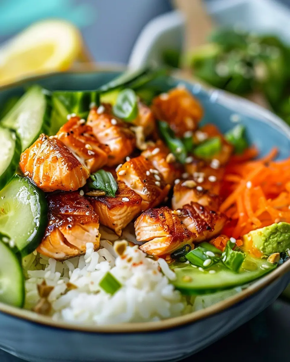 Crispy Salmon Rice Bowls: Easy Weeknight Delight for Food Lovers