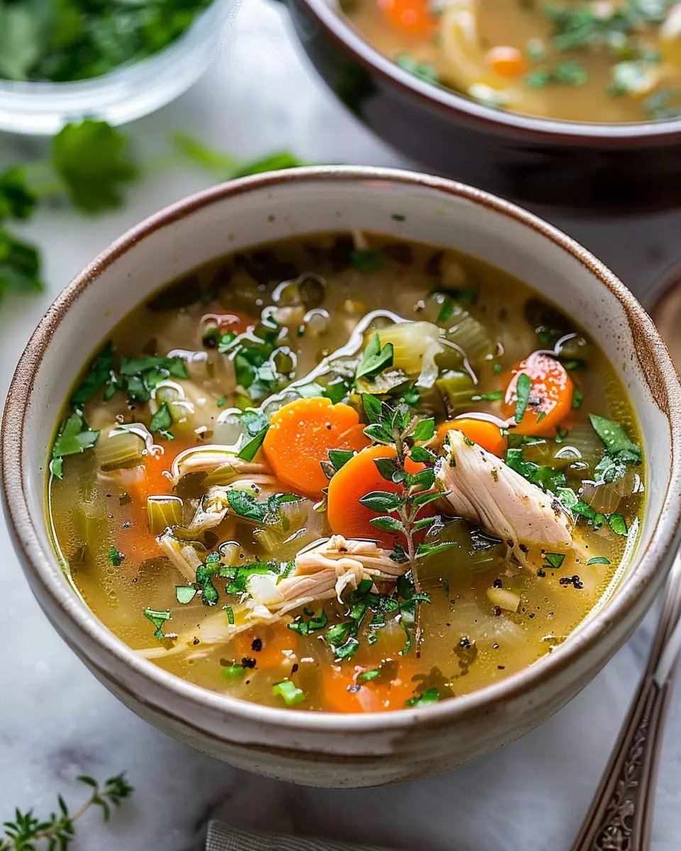 Slow Cooker Hearty Chicken Soup: The Best Comfort Food Recipe