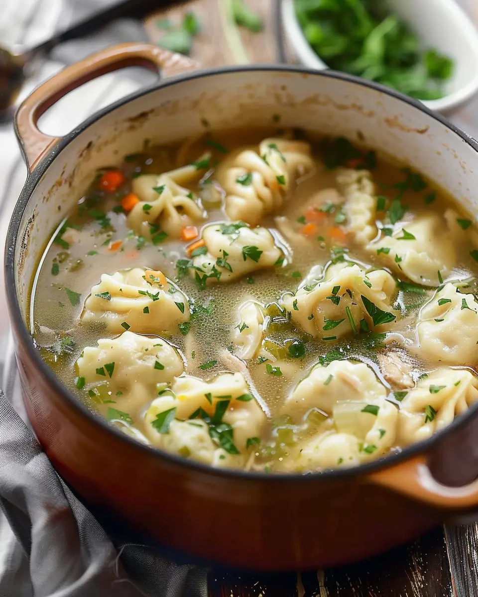 Chicken Dumpling Soup: Comforting Bowl of Homemade Goodness