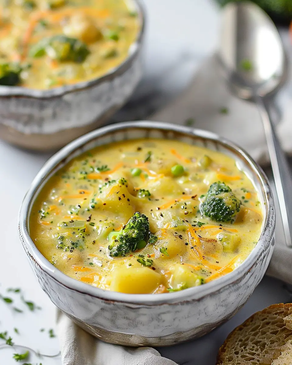 Broccoli Potato Cheese Soup: The Easy, Comforting Delight
