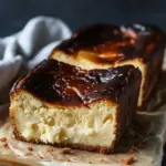 Burnt Basque Cheesecake in a Loaf Pan