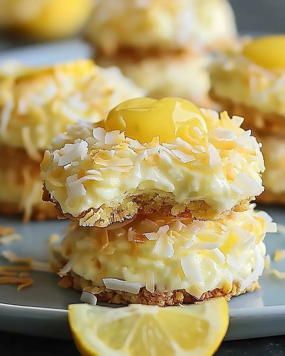 Lemon Coconut Cheesecake Cookies: The Best Indulgent Treat