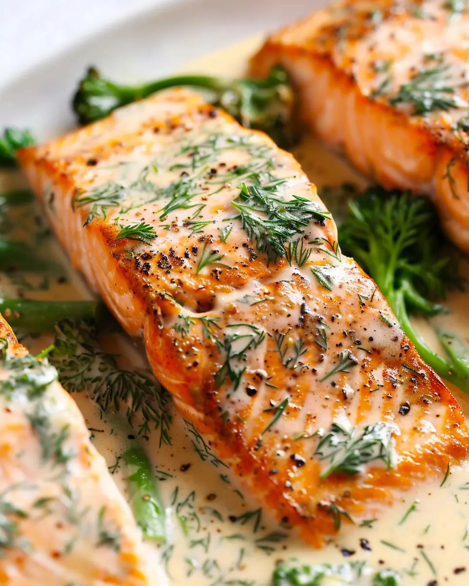 Creamy Dill Salmon with Turkey Bacon: A Delicious Twist for Dinner