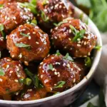 Slow Cooker Honey Garlic Meatballs