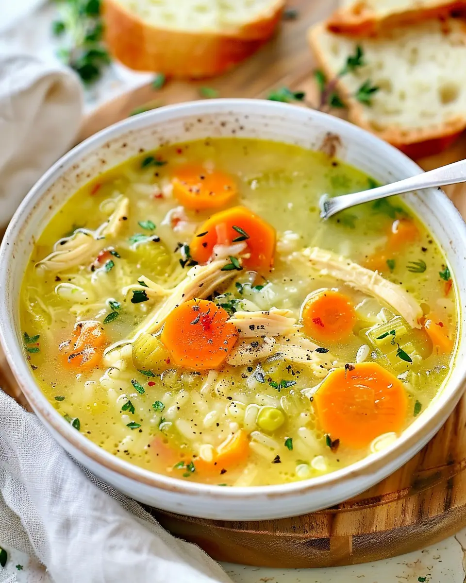 Healing Chicken and Rice Soup: The Best Comforting Recipe