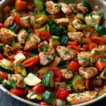 Mediterranean Chicken Stir Fry with Vegetables