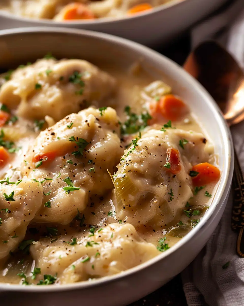Crockpot Creamy Chicken and Dumplings: Easy Comfort Food Delight