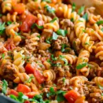 Easy Ground Beef Pasta Skillet