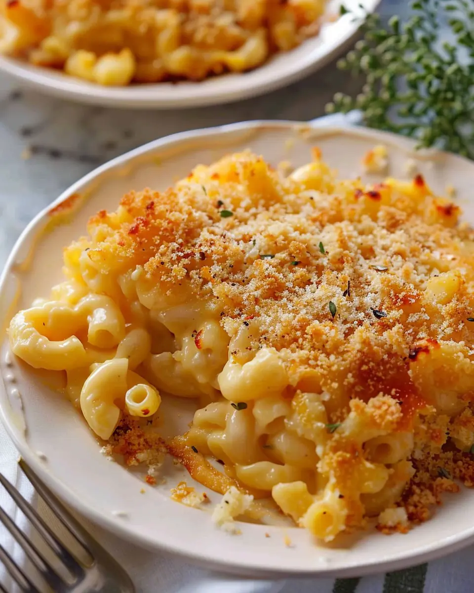 Baked Mac and Cheese with Turkey Bacon for an Indulgent Twist