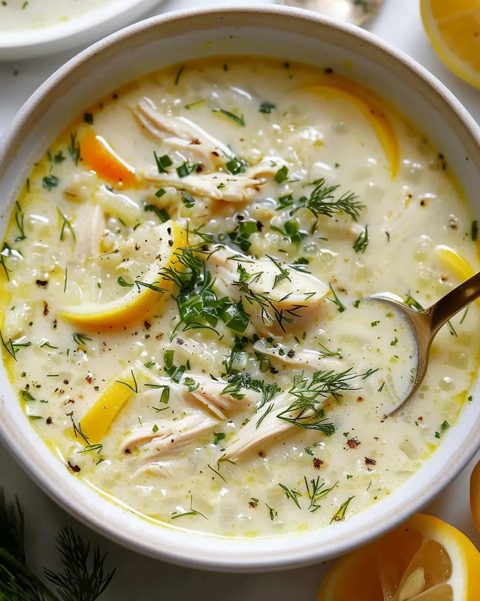 Greek Lemon Chicken Soup: Easy Comfort Food for Cozy Nights