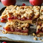 Cranberry-Pear Crumble Bars