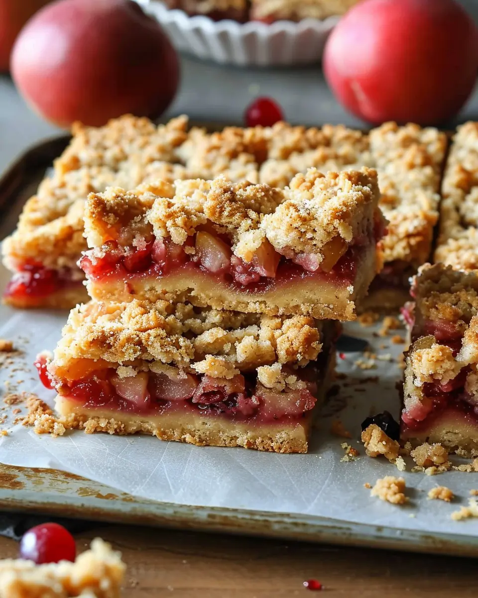 Cranberry-Pear Crumble Bars: Easy Delightful Dessert Recipe