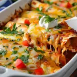 Cheesy Chicken & Chile Enchiladas