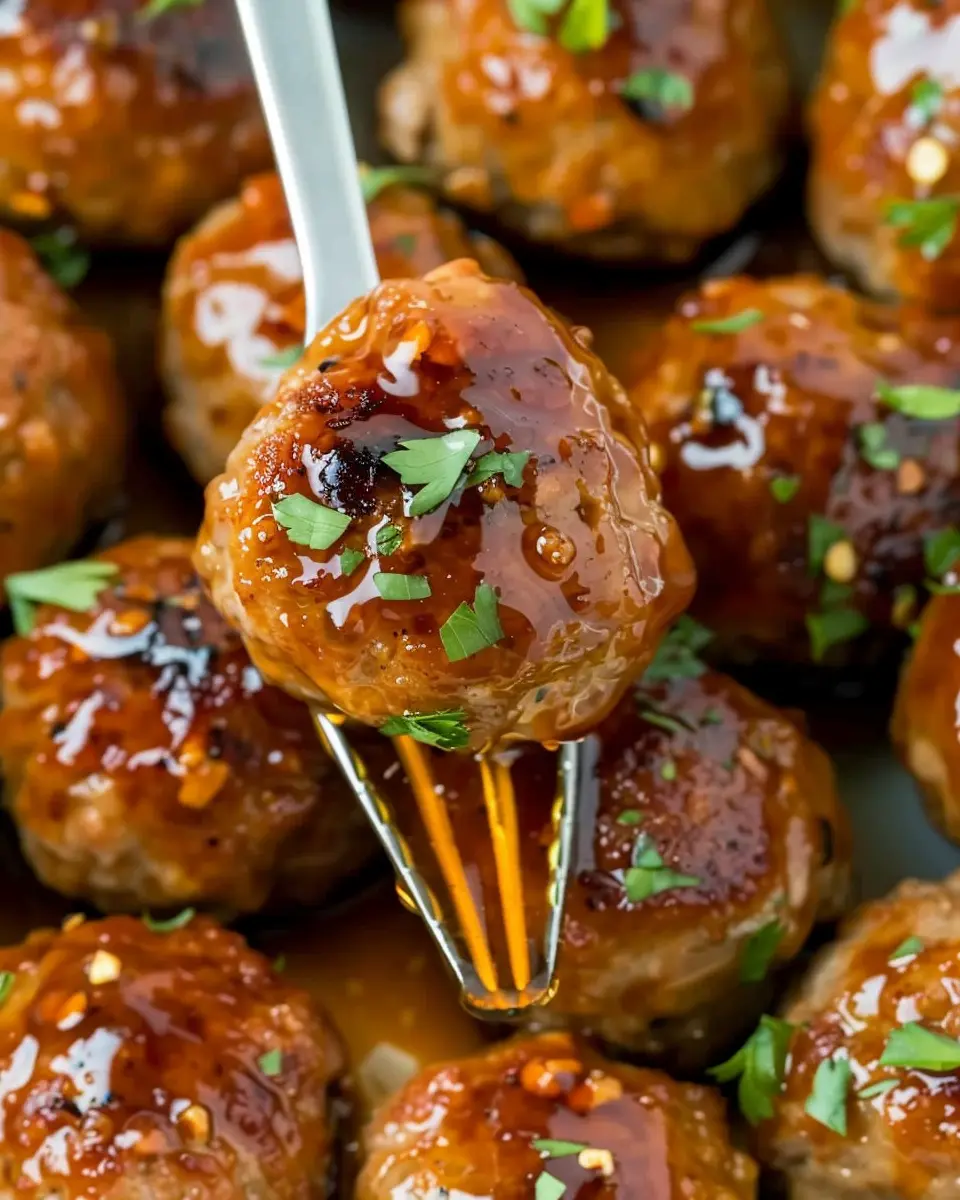 Honey Garlic Meatballs: Easy Recipe with Turkey Bacon Twist
