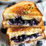 Crispy Blueberry Grilled Cheese