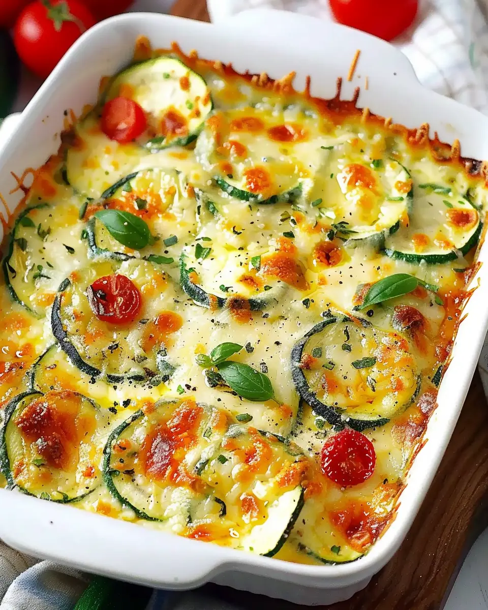 Simple Baked Zucchini and Cheese: A Deliciously Easy Comfort Dish