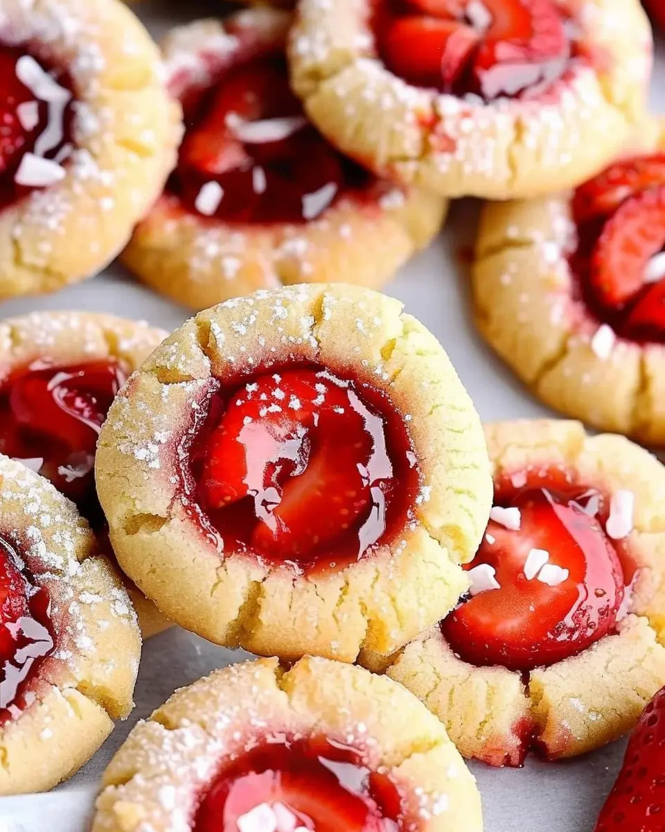 Strawberry Thumbprint Cookies: Easy, Fruity Delights for Everyone