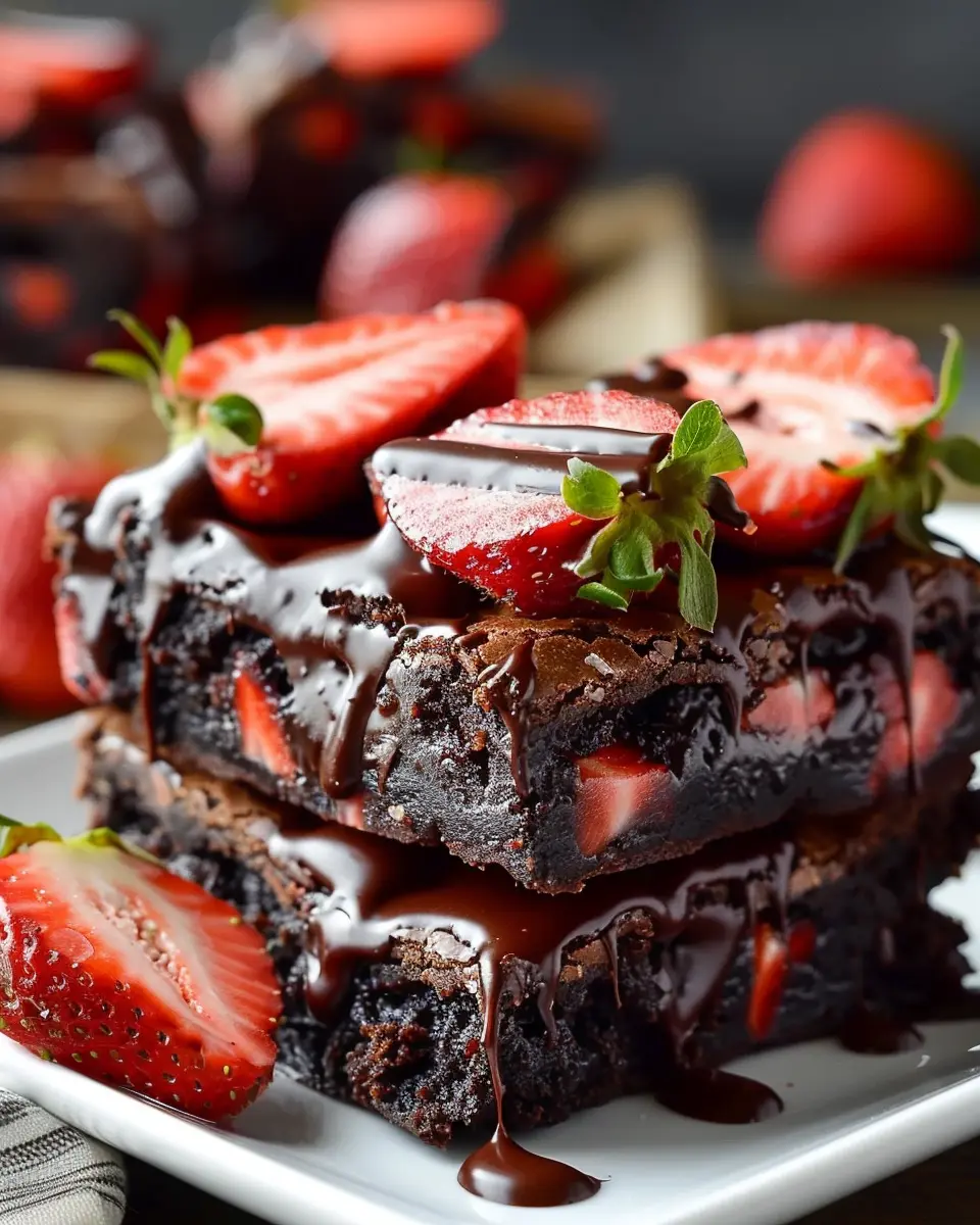 Chocolate Covered Strawberry Brownies: The Best Indulgent Treat