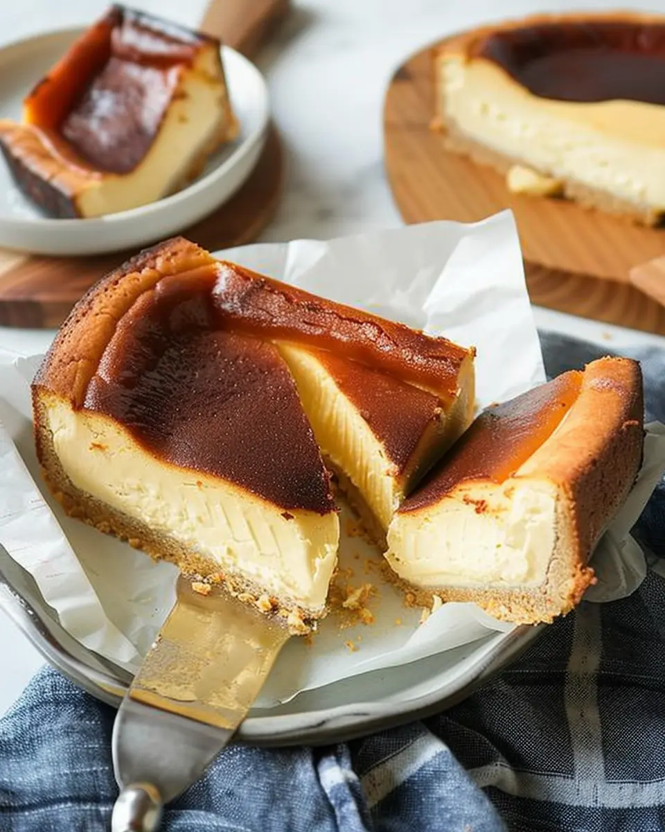 Easy Air Fryer Loaf Basque Cheesecake: Indulgent Homemade Delight