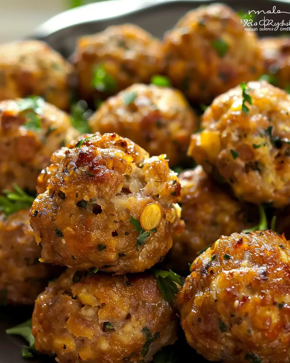 Original Sausage Balls: Easy Beef and Turkey Bacon Delights