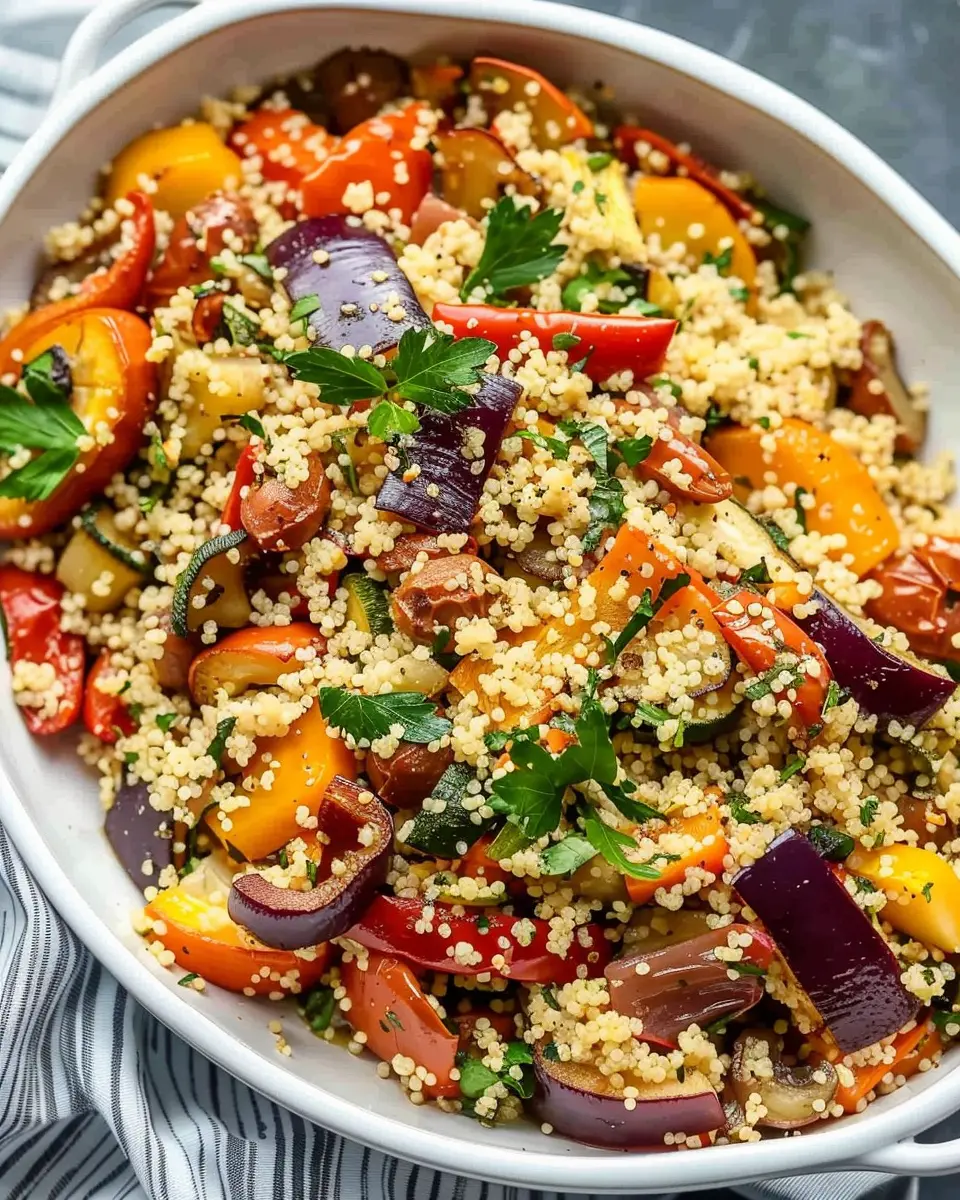 Roasted Vegetable Couscous: Easy and Delicious Comfort Food Recipe