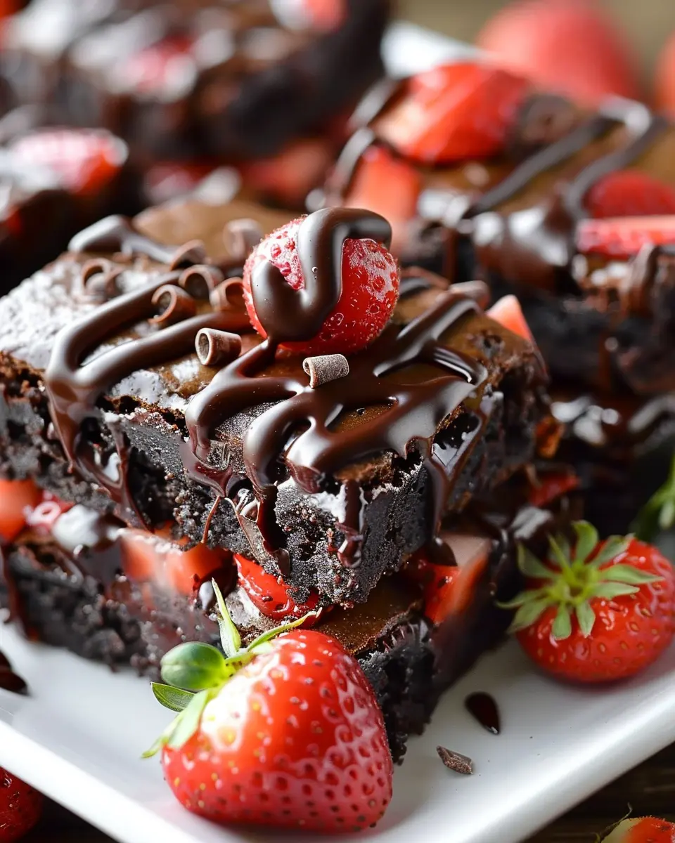 Chocolate Covered Strawberry Brownies: Indulgent Delight for Everyone