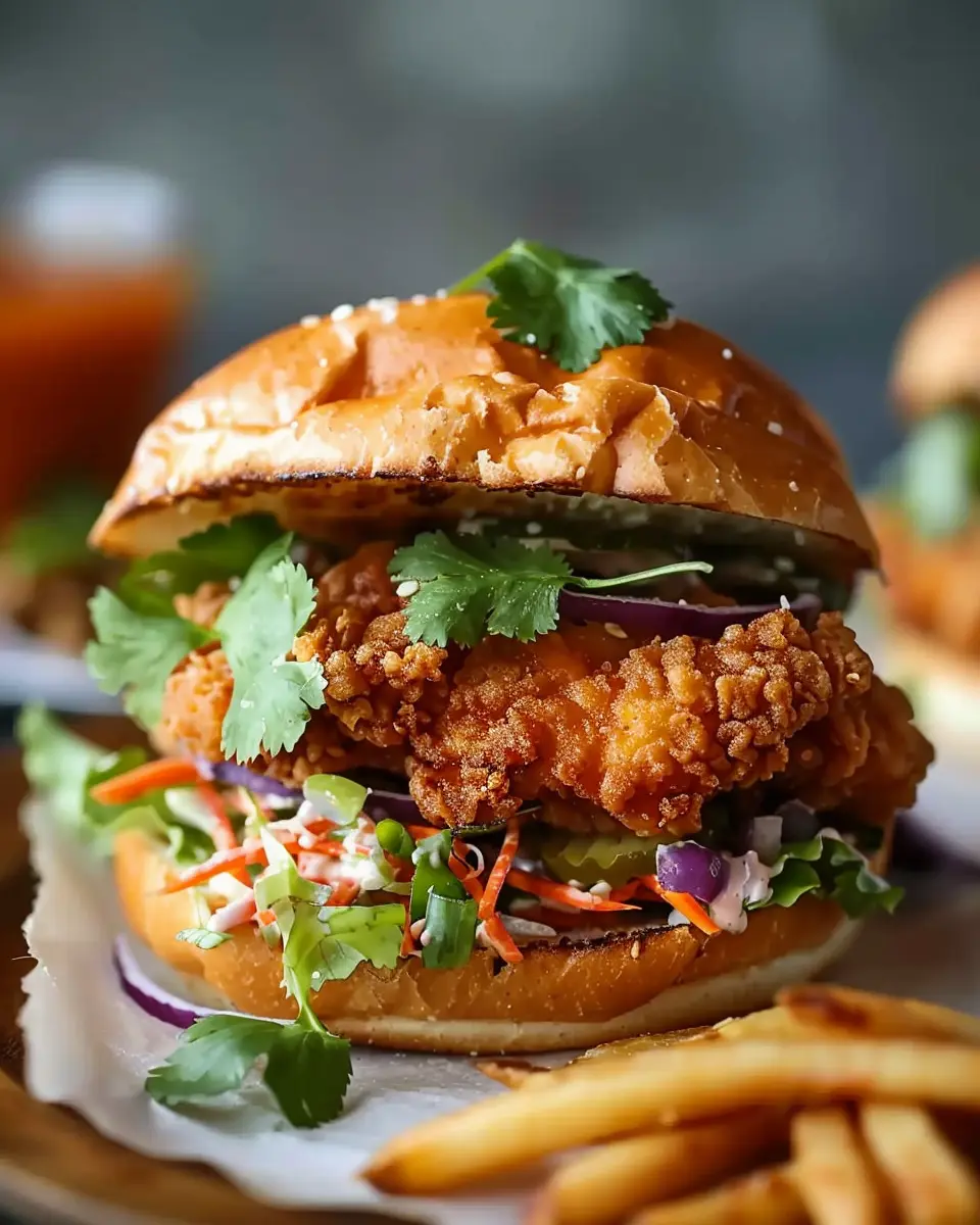 Thai Fried Chicken Sandwich: The Best Recipe for Flavor Lovers