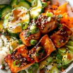 Honey Glazed Salmon Bowl Recipe