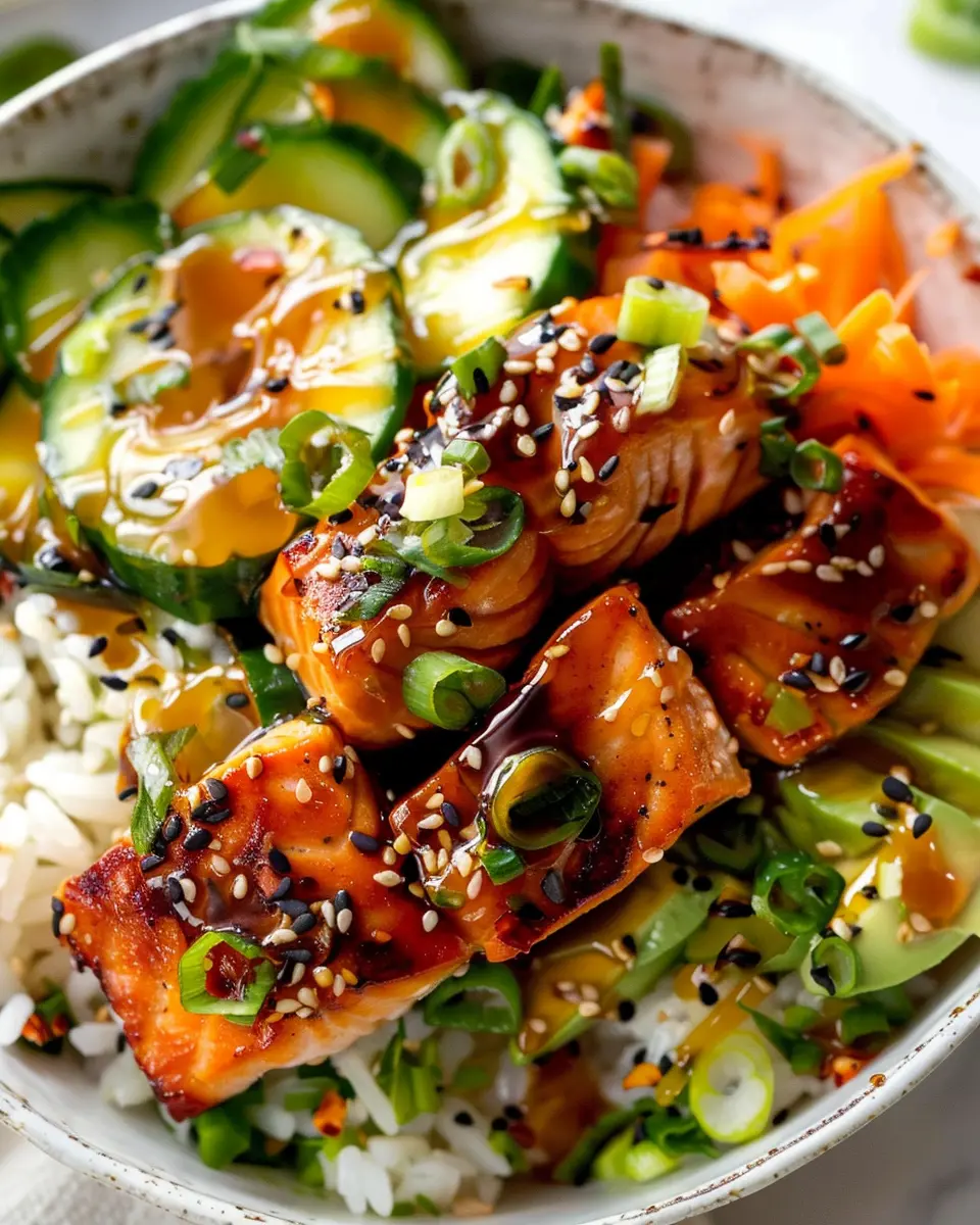 Honey Glazed Salmon Bowl: Easy Recipe for a Flavorful Dinner