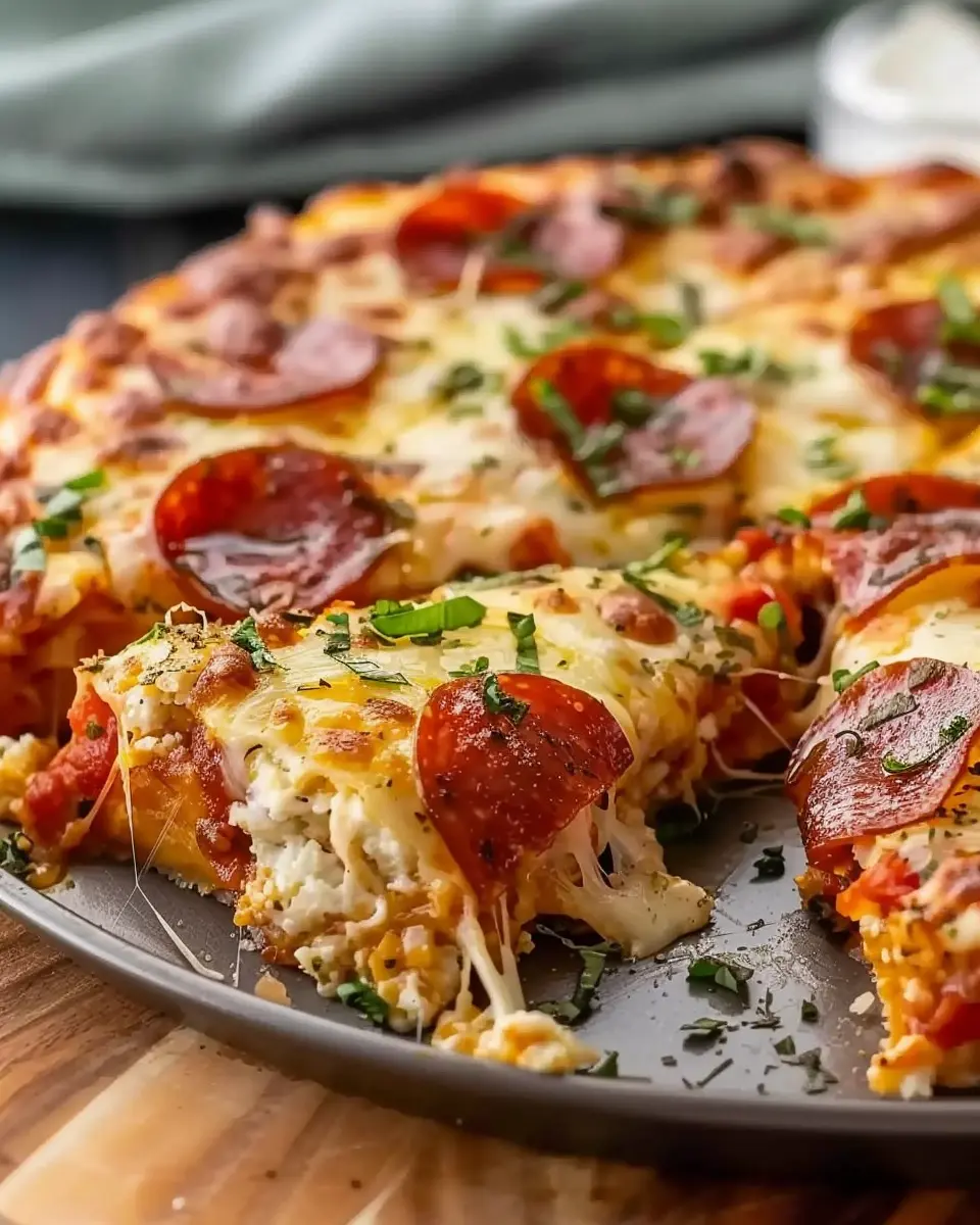 Baked Pizza Cottage Cheese Casserole: A Cheesy Delight You’ll Love