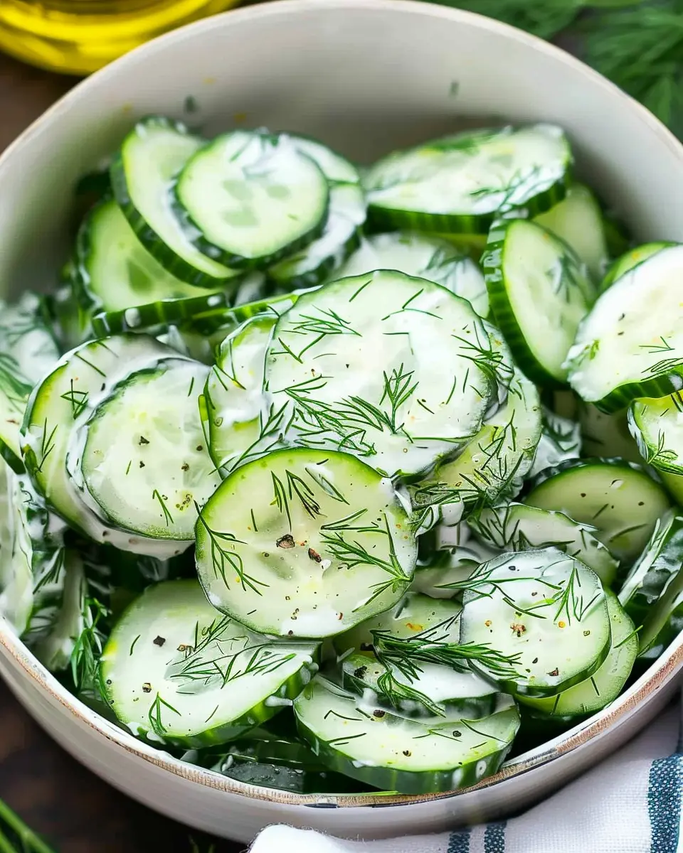 Cucumber Dill Salad: The Best Refreshing Recipe for Summer Feasts