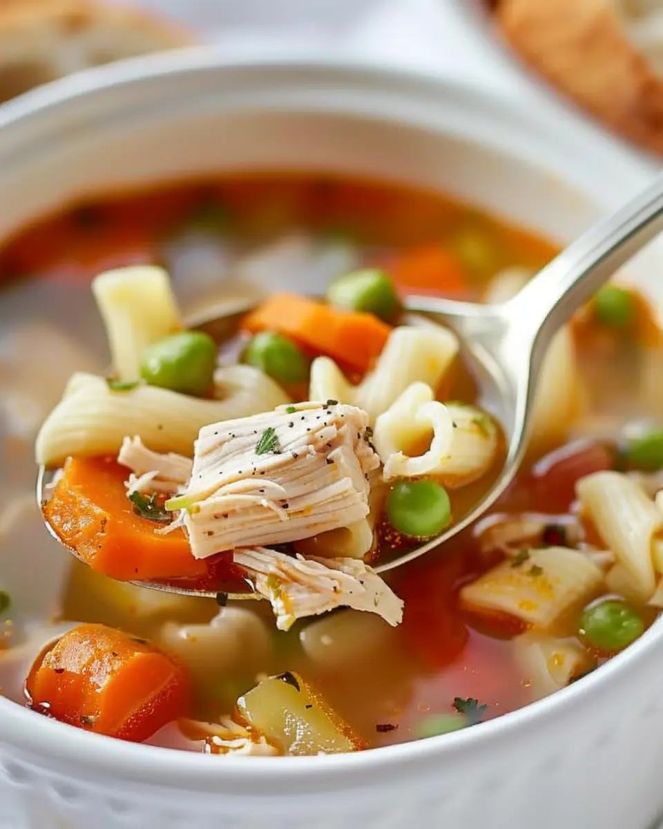Chicken Vegetable Soup: Easy Recipe for Comforting Homemade Goodness