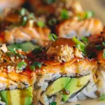 Salmon Sushi Bake