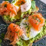 Smoked Salmon and Poached Eggs on Avocado Toast