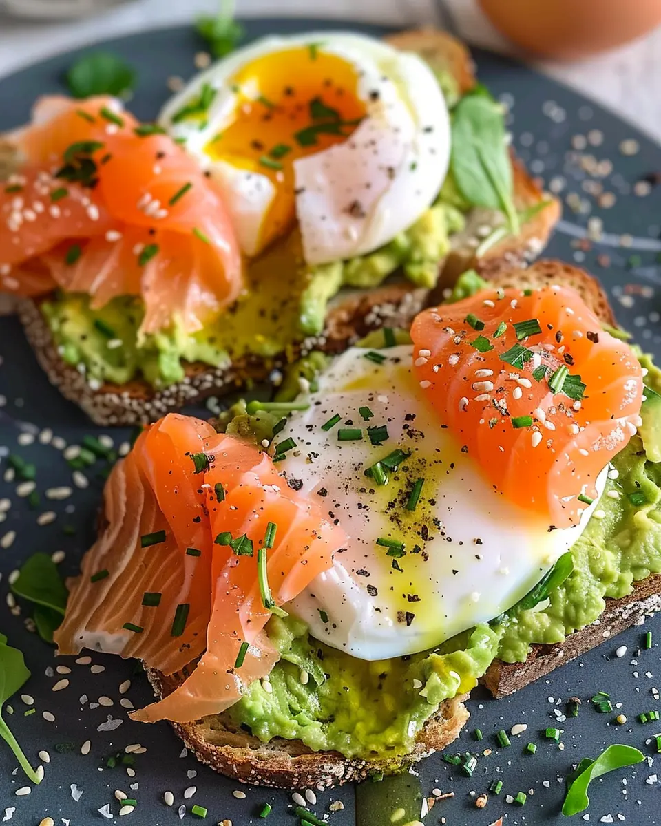 Smoked Salmon and Poached Eggs: Easy Avocado Toast Recipe