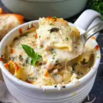 White Chicken Lasagna Soup
