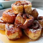 Cinnamon Roll French Toast Bites