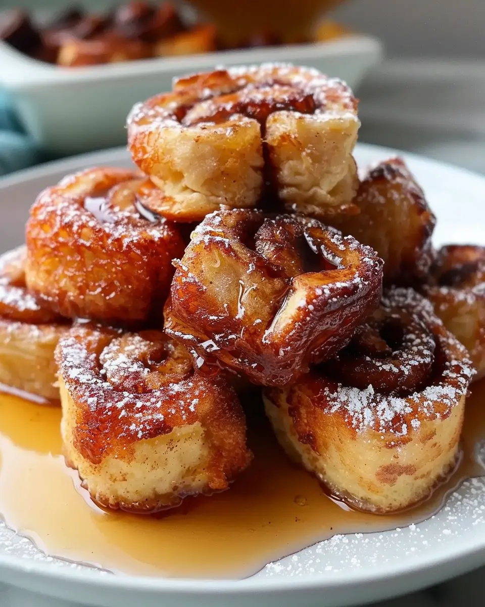 Cinnamon Roll French Toast Bites: Indulgent Treat for Breakfast