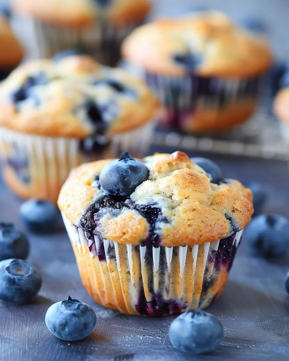 Healthier Blueberry Greek Yogurt Muffins for Guilt-Free Snacking